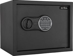 BestBerg BBSB-2C digitálny trezor / 30 x 38 x 30 cm / čierny