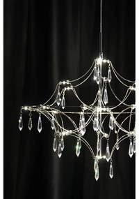 LED závesné svietidlo v striebornej farbe ø 60 cm Efesos – Markslöjd