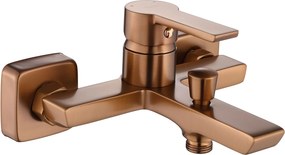 Rea Argus, vaňová batéria s ručnou bodovou sprchovou súpravou, medená matná, REA-B3007