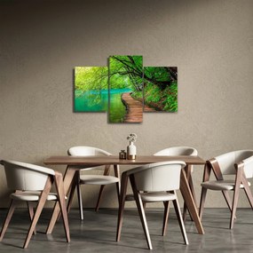 Obraz - Plitvické jazerá (90x60 cm)