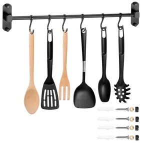 Držiak na kuchynské náradie SIVAS čierny