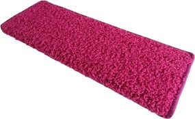 DOPREDAJ: 24x65 obdĺžnik cm Nášľapy na schody Color Shaggy ružový obdĺžnik, samolepiaci - 24x65 obdĺžnik (rozmer vrátane ohybu) Vopi