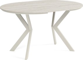 Okrúhly rozkladací jedálensky stôl DEVO PLUS Veľkosť: 90 - 128 cm