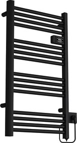 BPS-koupelny Elektrický kúpeľňový radiátor LOA BL 500W 54x96 cm, čierny
