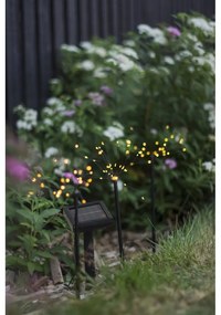 Súprava 3 vonkajších solárnych LED svietidiel Star Trading Firework, výška 40 cm