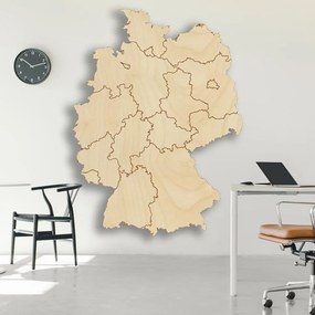 SENTOP | Drevená nástenná mapa Nemecko - 16 dielikov | SENTOP M004