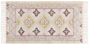 Jutový koberec 80 x 150 cm viacfarebný TERKOS Beliani