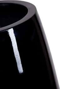 Kvetináč MAGNUM, sklolaminát, výška 80 cm, čierny lesk