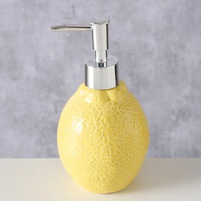 Dávkovač mydla Limone, žltá/s chrómovými prvkami, 300 ml