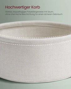 Okrúhly príručný stolík s nabíjacou stanicou, malý stolík so zásuvkou, lesná zelená a krémová biela
