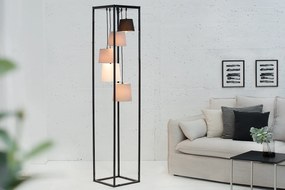 Stojacia lampa Levels 180cm čierna šedá