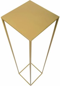 STOJAN NA KVETINÁČ SIMPLE 130X24X24 CM ZLATÁ