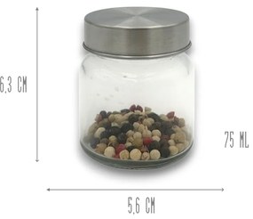 Korenica, dóza na potraviny so skrutkovacím viečkom ZELLER 75 ml