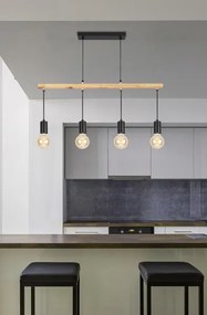 Candellux Závesný luster Izzy pre žiarovku 4x E27 34-77929