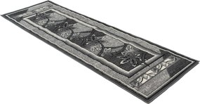 TA Koberec 1912A SIVÁ LACNÁ PP CRM Rozmer: 70x150 cm