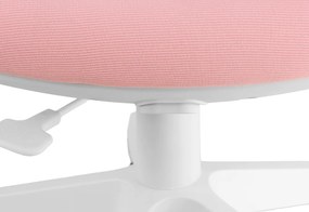 Detská rastúca stolička Neoseat KIDDY FIVE — látka, ružová