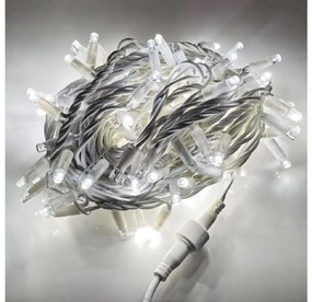 Vianočné svetielka LED záclona FLASH studená biela 300 LED