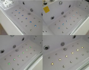 BPS-koupelny Hydromasážna vírivá vaňa Levante 659 180x90