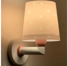 Dalber 82219S - Detské nástenné svietidlo STAR LIGHT 1xE27/60W/230V ružová