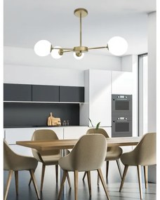 Luster na tyči MATI 4xG9/20W/230V zlatá