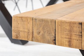 Dizajnová lavica Thunder 200 cm prírodná - borovica