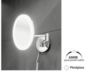 LED kozmetické zrkadielko s osvetlením Ø 200,50 mm