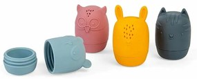 Bigjigs Toys Silikónové stláčacie zvieratká do kúpeľa
