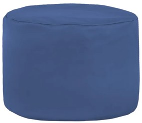 Taburetka Cilindro modrá ekokoža