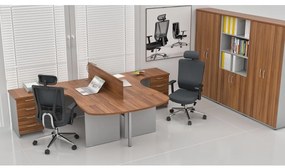 Zostava kancelárskeho nábytku Visio LUX 3, dub