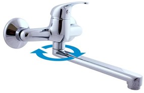 RAV Slezák SA001.5/23 - drezová/umývadlová batéria SAZAVA lesklý chróm