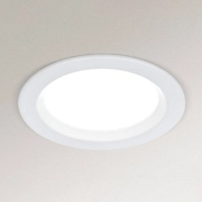 Stmievateľné LED svietidlo Spock Ø 9 cm biele