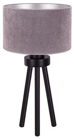 Duolla - Stolná lampa LYON 1xE27/15W/230V pr. 30 cm šedá