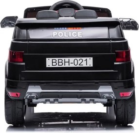LEAN CARS Elektrické policajné autíčko BBH-021 čierne