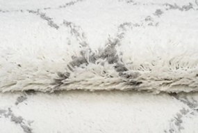 TA Koberec G938A KRÉMOVÁ/TMAVOSIVÁ BOHO Rozmer: 100x150 cm