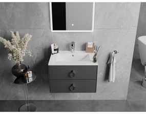 Mexen Atena, umývadlo na zapustenie do dosky 61 x 46 cm, biela, 25016000