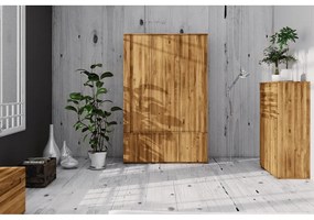 Šatníková skriňa z dubového dreva 135x206 cm Vento 3 - The Beds