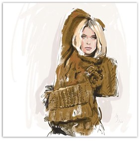 Gario Obraz na plátne Ženský model Blondínka Móda - Irina Sadykova Rozmery: 30 x 30 cm