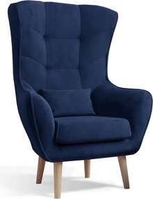 Moderné kreslo ARTUR, modrá (monolith 77)