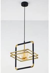 Jupiter 2025 - Luster na lanku FIORI 1xG9/10W/230V čierna/zlatá/béžová