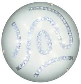 CLX Moderné nástenné / stropné LED osvetlenie FOGGIA, 10W, denná biela, 30cm, okrúhle
