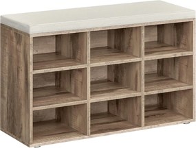 Botník Vasagle Endersen 78,5 cm camel hnědý/krémový