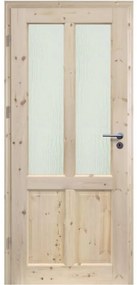 Dvere vnútorné Finskie 2S 90Ľ so sukmi  nelakované zámok na kľúč