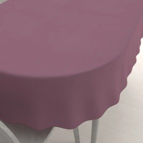 Biante Veľký dekoračný oválny obrus BKU-103 Lila 200x240 cm