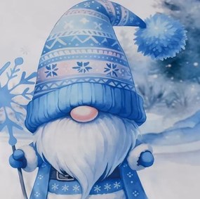 Obliečky DEPPA BLUE GNOM 3-dielna sada 140x200 cm