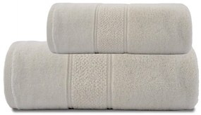 Set uterák a osuška Mario Krémový 50x90 + 70x140 cm – 550 gsm, luxusné bavlnené uteráky, strihaná bordúra