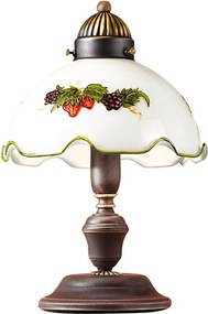 Kolarz 731.73.113 - Stolová lampa NONNA 1xE14/60W/230V vínová/jahodová