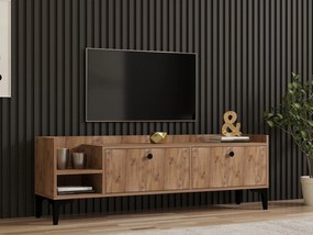 TV stolík/skrinka Bukumi (borovica atlantická) . Akcia -19%. Vlastná spoľahlivá doprava až k Vám domov. 1095270