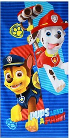 Chlapčenská plážová osuška Tlapková patrola - Labková hliadka - Paw Patrol - 100% bavlna - 70 x 140 cm