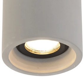 Inteligentné okrúhle stropné bodové svetlo betón vrátane Wifi GU10 - Deep