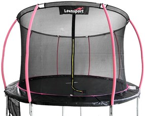 LEAN Sport Trampolína LEAN Sport Max 366 cm - čierno-ružová